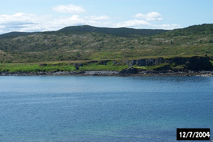 The French fishing room, showing the lower terrace near the beach as well as the larger open terrace above. 